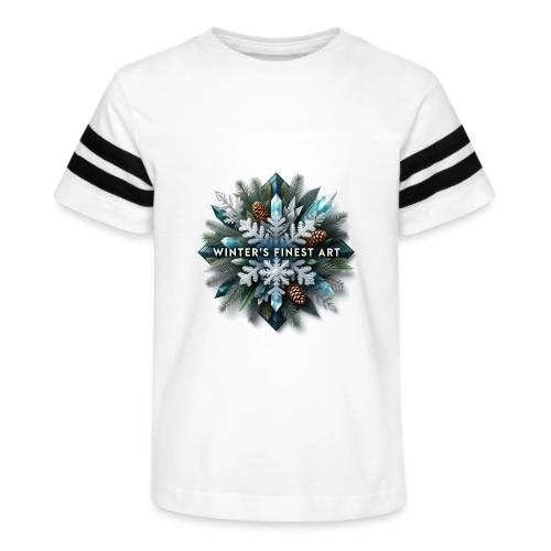 Intricate Frozen Evergreen T-Shirt - Kid's Football Tee