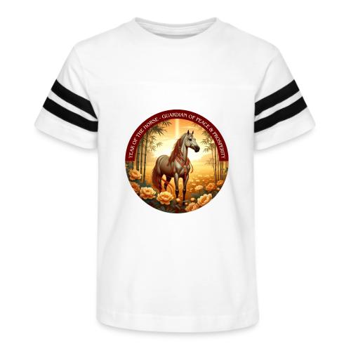 Year of the Horse Guardian T Shirt, Lunar New Year - Kid's Football Tee