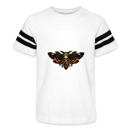 Cthulhu Moth Skull - Kid's Football Tee