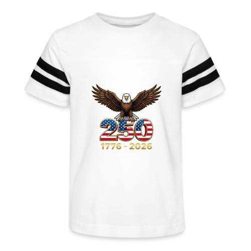 Eagle 250th Anniversary 1776-2026 - Kid's Football Tee