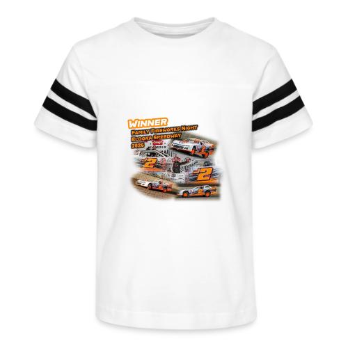 Rob Trent Eldora Speedway FFN#1 Design 2 - Kid's Football Tee