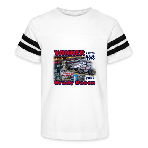 Brady Bacon #LetsRaceTwo Winner - Kid's Football Tee