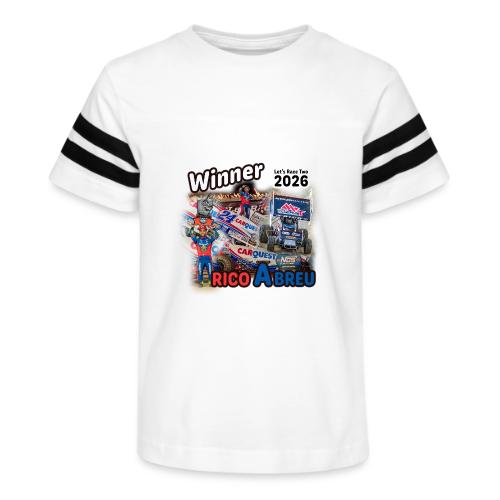 Rico Abreu #LetsRaceTwo Winner - Kid's Football Tee
