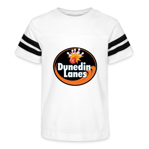 Dunedin Lanes Logo Merchandise - Kid's Football Tee
