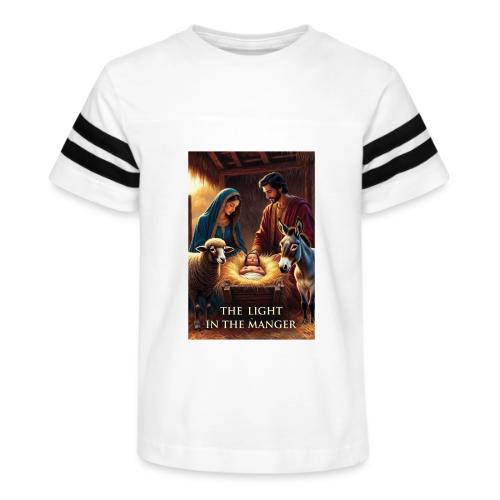 Nativity Manger T-Shirt - Kid's Football Tee