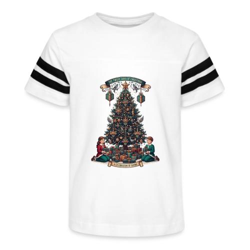 Twelve Days of Christmas T-Shirt - Kid's Football Tee