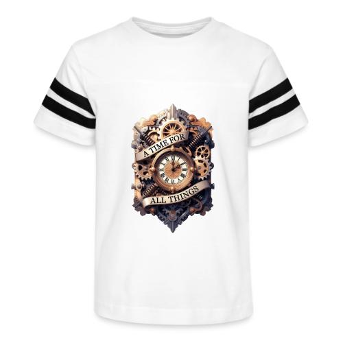 Ornate Clockwork T-Shirt - Kid's Football Tee