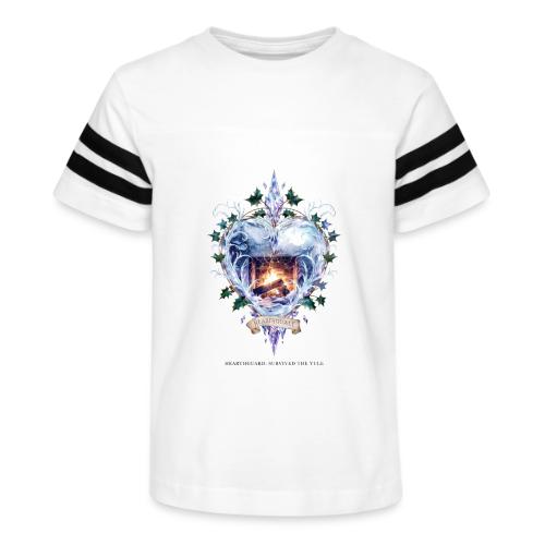 Imbolc Candle Veil T-Shirt | Veiled Rebirth - Kid's Football Tee