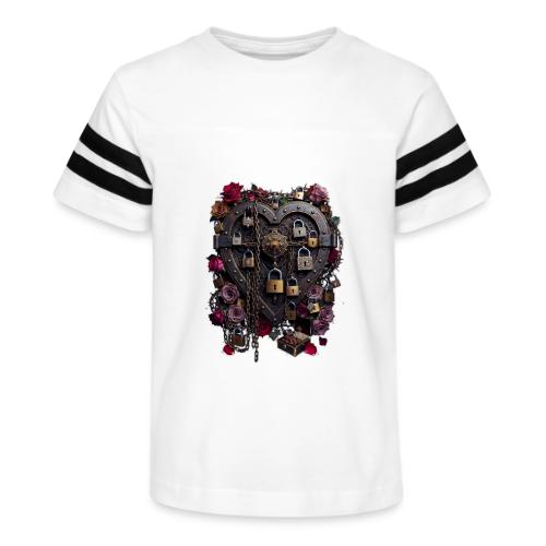 My Heart Permanently on Vacation T-Shirt - Kid's Football Tee