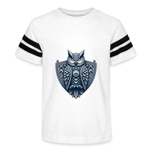 Night Watch Owl T Shirt, Sarcastic Dad Gift - Kid's Football Tee