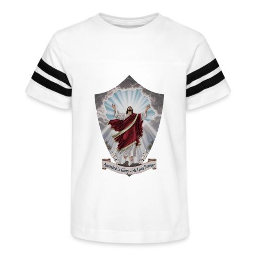 Easter Ascended in Glory T Shirt,Resurrection Gift - Kid's Football Tee
