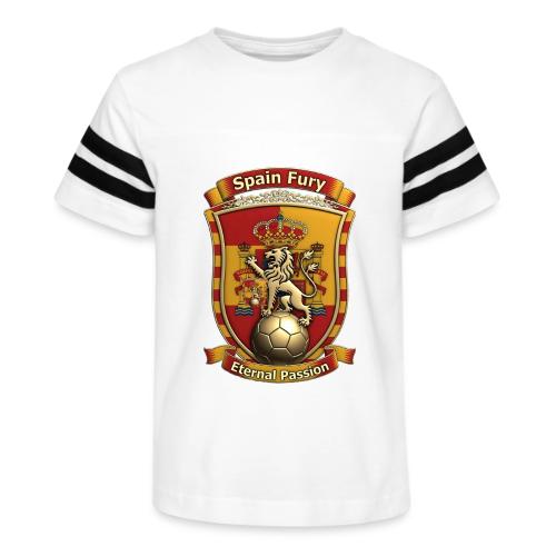 Spain Lion Fury T-Shirt, Spanish Crest Gift - Kid's Football Tee