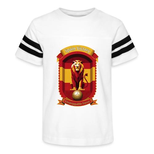 Spain Lion Victory T-Shirt, Flag Pride Crest Gift - Kid's Football Tee