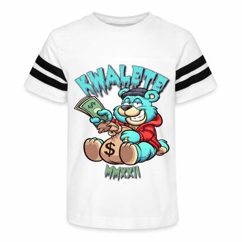 Kwalete Money Bear - Kid's Vintage Sports T-Shirt