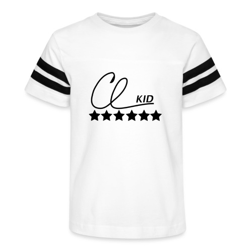 CL KID Logo (Black) - Kid's Vintage Sports T-Shirt