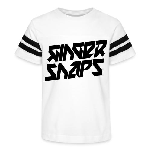 Ginger Snap5 logo (two lines black) - Kid's Football Tee