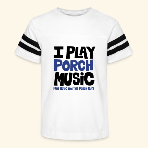 I PLAY PORCH MUSIC - Kid's Football Tee