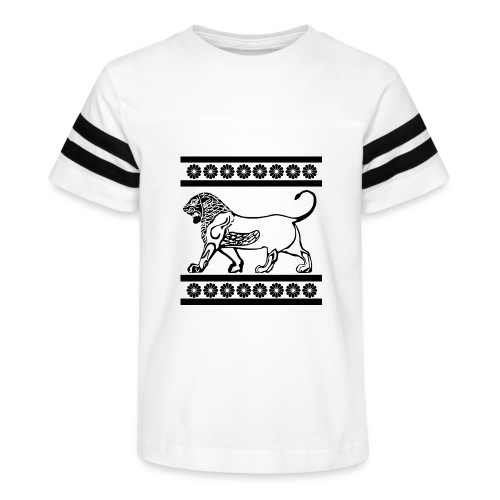 Lion in Parseh L3 - Kid's Vintage Sports T-Shirt