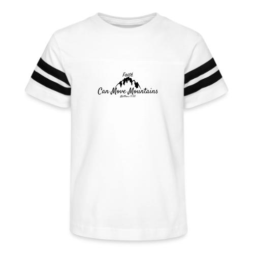 Faith Can Move Mountains - Christian Matthew 17:20 - Kid's Football Tee