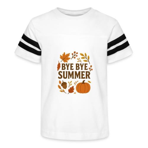 Bye Bye Summer - Kid's Football Tee