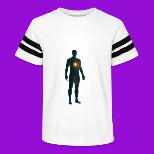 Glowing Chest Personl - Kid's Football Tee