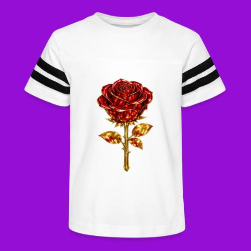 Golden Rose - Kid's Football Tee