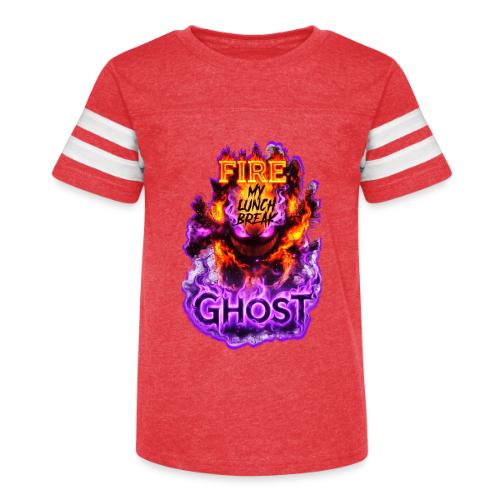 The Fire Ghost 26 - Kid's Football Tee