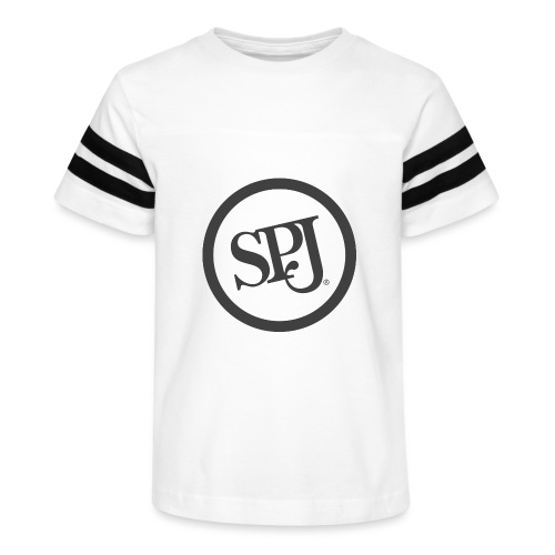 SPJ Charcoal Logo - Kid's Football Tee