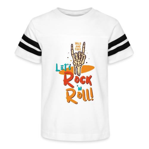 Let's Rock and Roll - Kid's Football Tee