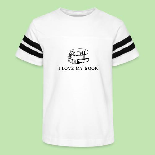 I love my book t-shirt - Kid's Football Tee