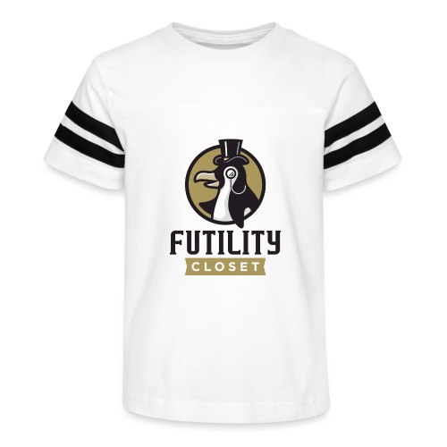 Futility Closet Logo - Color - Kid's Vintage Sports T-Shirt