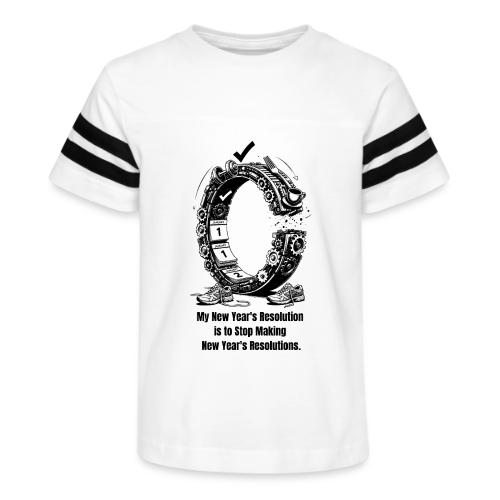 The Resolution Loop - Sarcastic New Year's T-Shirt - Kid's Football Tee