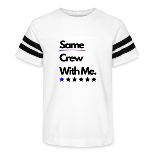 Same Crew With Me - Kid's Football Tee