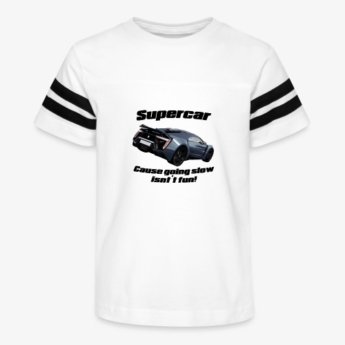 Supercar! - Kid's Football Tee
