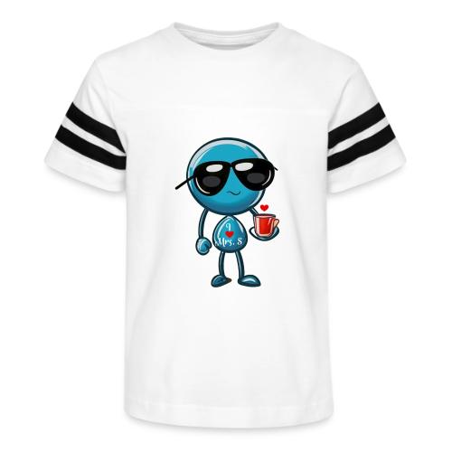 Smoon_I love Mrs S_Blue - Kid's Football Tee
