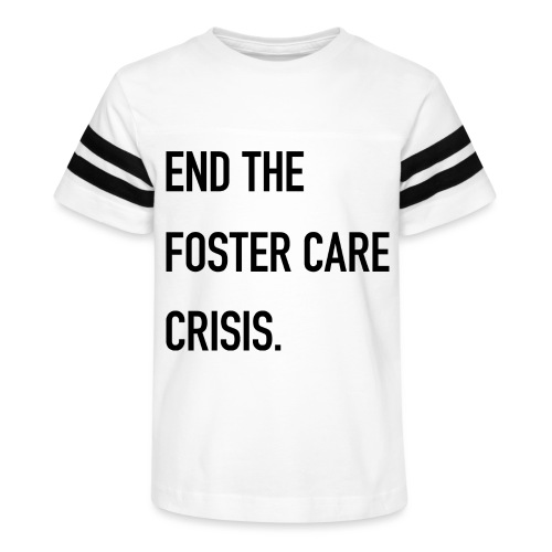 End The Foster Care Crisis - Kid's Football Tee