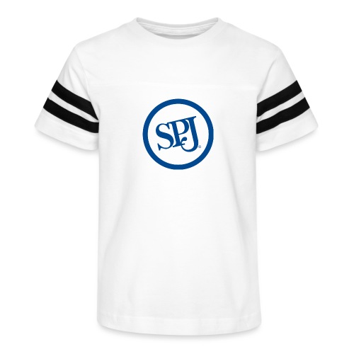SPJ Blue Logo - Kid's Football Tee