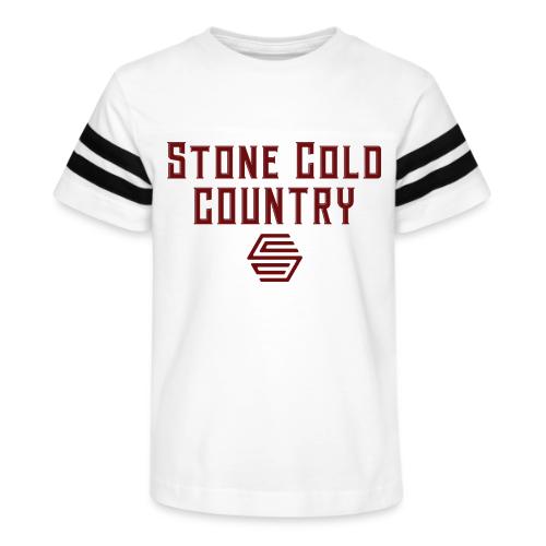 Stone Cold Country Band - Full Logo - Kid's Football Tee