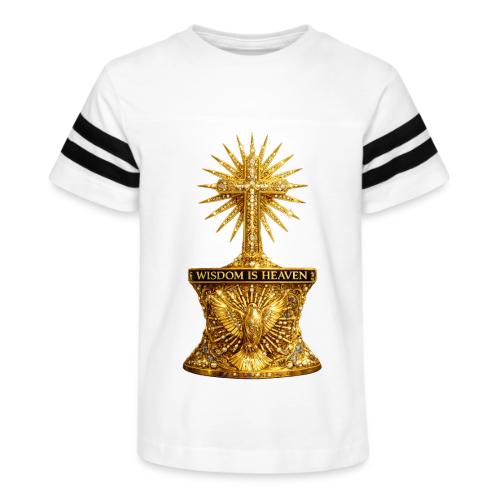 Wisdom is Heaven - Kid's Football Tee