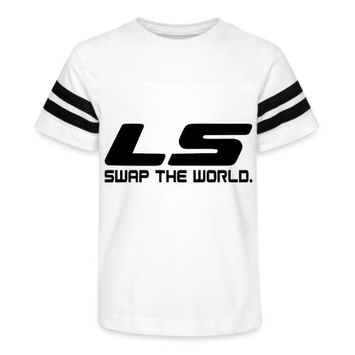 LS Swap The WORLD (Back and Front) - Kid's Football Tee