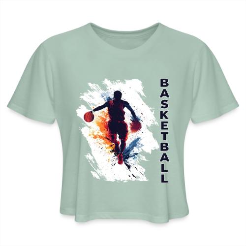 Basketball Hustle - Women's Cropped T-Shirt