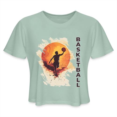 Basketball Stride - Women's Cropped T-Shirt