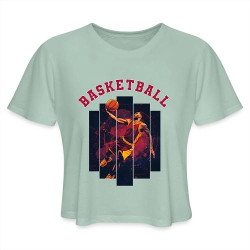 Basketball Spirit - Women's Cropped T-Shirt