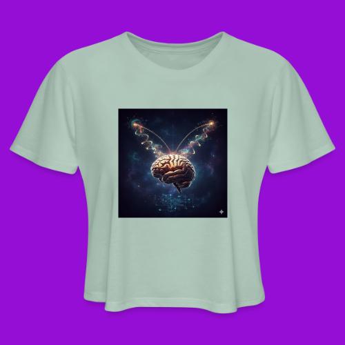 BrainTeas - Women's Cropped T-Shirt