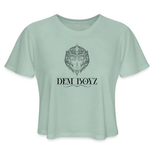 DemBoyz Full Logo (Black Edition) - Women's Cropped T-Shirt