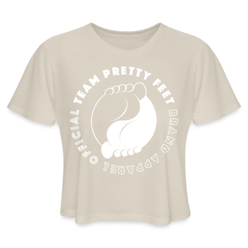 Official TEAM PRETTY FEET Brand Apparel - Women's Cropped T-Shirt
