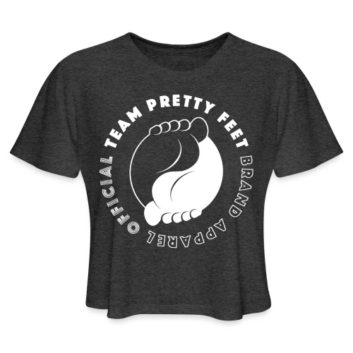 Official TEAM PRETTY FEET Brand Apparel - Women's Cropped T-Shirt