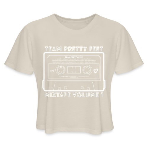 Team Pretty Feet™ Mixtape Volume 1 - Women's Cropped T-Shirt