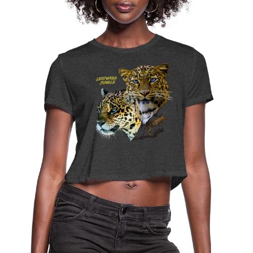 leopards jungle - Women's Cropped T-Shirt