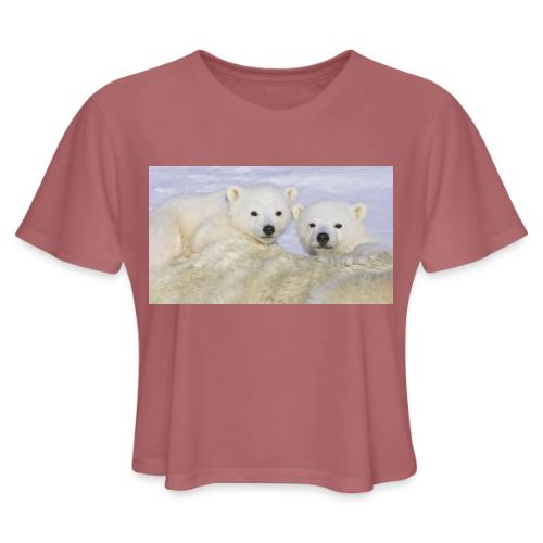polarbears - Women's Cropped T-Shirt